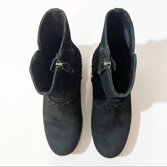 Teva Women's De La Vina Low Suede Boot Black Size 6.5 - Picture 2 of 12